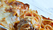 Baked Spaghetti and Meatballs Baked Spaghetti and Meatballs