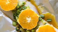 Foil-Baked Pacific Cod with Oranges, Scallions, & Ginger Foil-Baked Pacific Cod with Oranges, Scallions, & Ginger