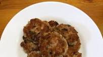 Lotus Root And Pork Patties Lotus Root And Pork Patties