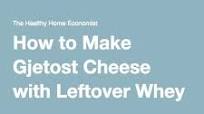 Homemade Gjetost Cheese Homemade Gjetost Cheese