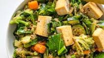 Plant-Based Sesame Stir-Fry With Collard Greens Plant-Based Sesame Stir-Fry With Collard Greens