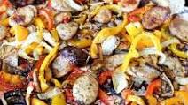 Sheet Pan Chicken Sausage And Peppers Dinner Sheet Pan Chicken Sausage And Peppers Dinner