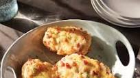 Gooey Ham and Cheese Stuffed Baked Potatoes Gooey Ham and Cheese Stuffed Baked Potatoes