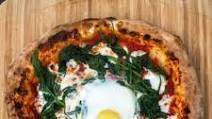 Spinach and Egg Pizza Spinach and Egg Pizza