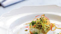Grouper with Cucumber Salad and Soy-Mustard Dressing Grouper with Cucumber Salad and Soy-Mustard Dressing