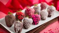 Dark Chocolate Dipped Strawberries Dark Chocolate Dipped Strawberries