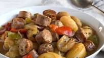 Slow Cooker Sausage and Potatoes Recipe Slow Cooker Sausage and Potatoes Recipe