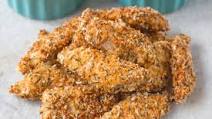 Oven-baked Parmesan Chicken Strips Oven-baked Parmesan Chicken Strips