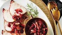 Cranberry-Glazed Pork Loin Roast with Cranberry Shallot Compote Cranberry-Glazed Pork Loin Roast with Cranberry Shallot Compote