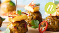 Thai Chicken & Grilled Pineapple Meatballs Thai Chicken & Grilled Pineapple Meatballs
