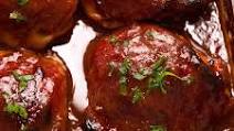 Oven Baked BBQ Chicken - with quick homemade barbecue sauce Oven Baked BBQ Chicken - with quick homemade barbecue sauce