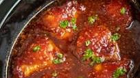 Honey Garlic Slow Cooker Chicken Thighs Honey Garlic Slow Cooker Chicken Thighs