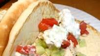 Grilled Chicken Gyros with Tzatziki Sauce Grilled Chicken Gyros with Tzatziki Sauce