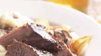 Wine-Braised Brisket with Onions Wine-Braised Brisket with Onions