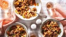 American chop suey with ground beef and whole wheat farfalle American chop suey with ground beef and whole wheat farfalle