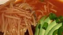 Fideo Soup With Guajillo Chili Fideo Soup With Guajillo Chili