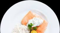 Tzatziki Salmon with Brussels Sprouts & UNCLE BEN'S® READY RICE® Original Long Grain Tzatziki Salmon with Brussels Sprouts & UNCLE BEN'S® READY RICE® Original Long Grain