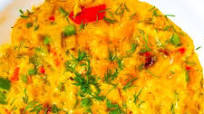 Vegetable omelette Vegetable omelette