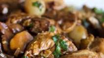 Wild Pheasant In Mushrooms and Wine Sauce Wild Pheasant In Mushrooms and Wine Sauce