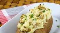 Twice Baked Potatoes With Sour Cream and Chives Twice Baked Potatoes With Sour Cream and Chives