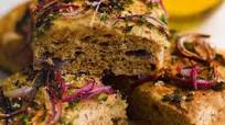 Red onion focaccia Red onion focaccia