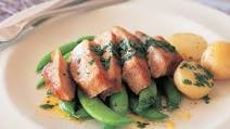 Pork with white wine sauce Pork with white wine sauce