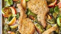 Sheet Pan Shake and Bake Pork Chops Sheet Pan Shake and Bake Pork Chops