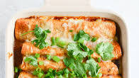 Lightened Up Beef Enchiladas with 10 Minute Enchilada Sauce Lightened Up Beef Enchiladas with 10 Minute Enchilada Sauce