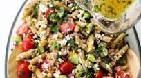 Mediterranean Tuna Chickpea Pasta Salad Mediterranean Tuna Chickpea Pasta Salad
