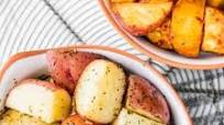 Crock Pot Potatoes Two Ways, Garlic Ranch and Taco