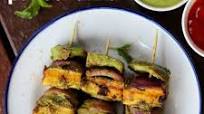 pudina paneer tikka recipe | mint paneer tikka | green paneer tikka pudina paneer tikka recipe | mint paneer tikka | green paneer tikka