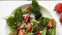 Strawberry Spinach Salad with Feta and Balsamic Vinaigrette Strawberry Spinach Salad with Feta and Balsamic Vinaigrette