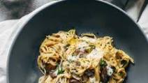 Creamy Garlic Herb Mushroom Spaghetti Creamy Garlic Herb Mushroom Spaghetti