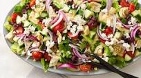 Mediterranean Layered Salad Mediterranean Layered Salad