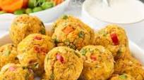 Baked Chickpea Balls Baked Chickpea Balls