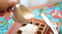 Condensed Milk Waffles - Stay at Home Mum Condensed Milk Waffles - Stay at Home Mum