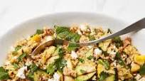 Grilled Zucchini and Bulgur Salad With Feta and Preserved-Lemon Dressing Grilled Zucchini and Bulgur Salad With Feta and Preserved-Lemon Dressing