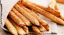 Bread Sticks with Sesame Seeds Bread Sticks with Sesame Seeds
