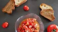 Bruschetta mit Tomaten Bruschetta mit Tomaten