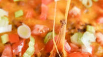 Easy Layered Taco Dip with Ground Beef Easy Layered Taco Dip with Ground Beef
