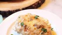 Dump & Bake Pork Chop Casserole with Cauliflower Tots Dump & Bake Pork Chop Casserole with Cauliflower Tots