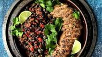 Cuban Style Mojo Marinated Pork Tenderloin with Black Beans Cuban Style Mojo Marinated Pork Tenderloin with Black Beans