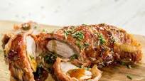 Bacon-Wrapped Pork With Apricot Glaze Bacon-Wrapped Pork With Apricot Glaze