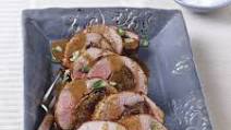 Mushroom-and-Coppa-Stuffed Pork Tenderloin Mushroom-and-Coppa-Stuffed Pork Tenderloin