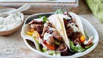 Greek lamb and feta tacos Greek lamb and feta tacos