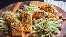 Healthy Baked Salmon With Fennel Salad Recipe Healthy Baked Salmon With Fennel Salad Recipe