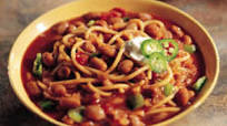 Three-Alarm Spaghetti and Pinto Bean Chili Three-Alarm Spaghetti and Pinto Bean Chili