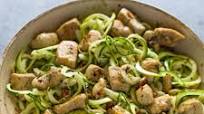4 ingredient Garlic Chicken Zoodles 4 ingredient Garlic Chicken Zoodles