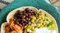 Chicken Taco Salad in a Tortilla Bowl Chicken Taco Salad in a Tortilla Bowl