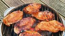 Maple glazed BBQ pork loin steaks Maple glazed BBQ pork loin steaks